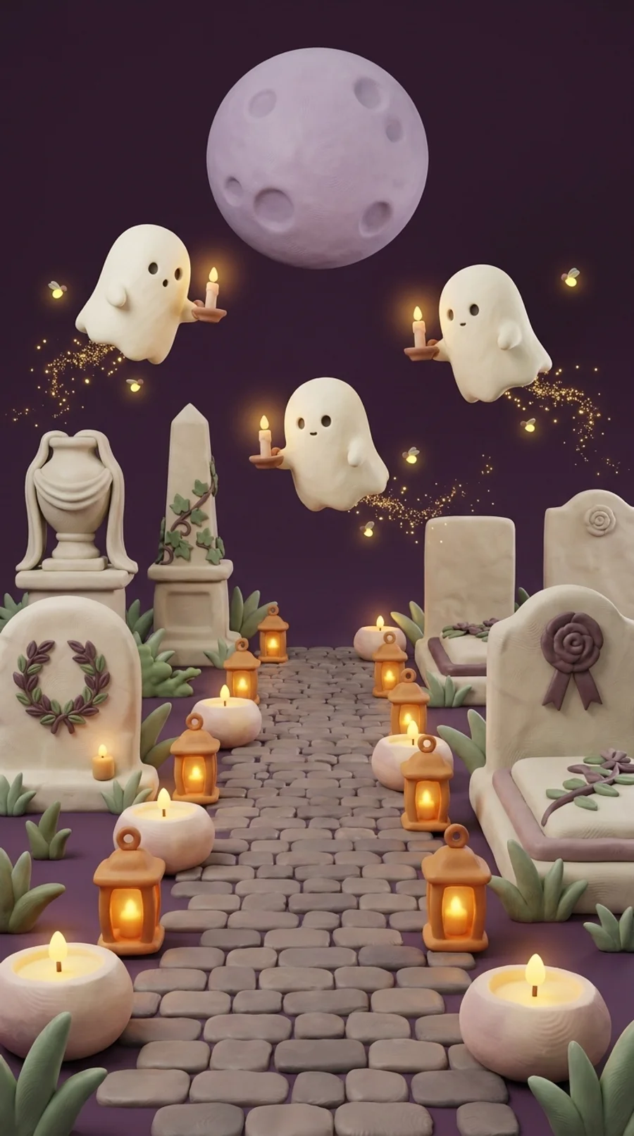 A lantern-lit Hallowtide night in Dearly