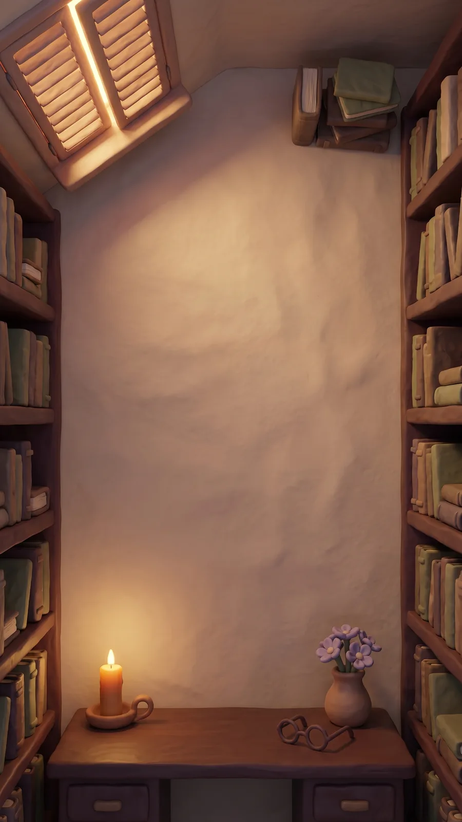 Dearly's candlelit Memorial Book room