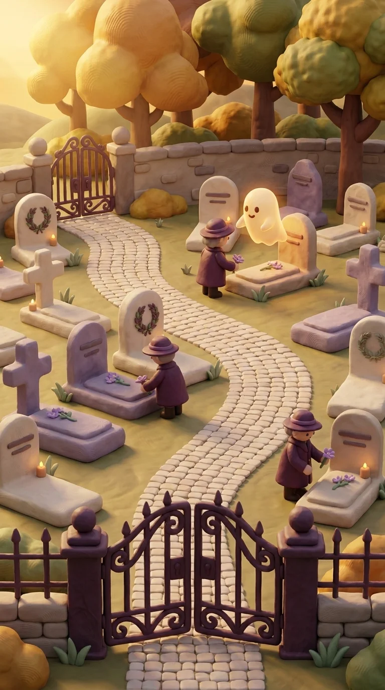 Portrait Dearly cemetery key art