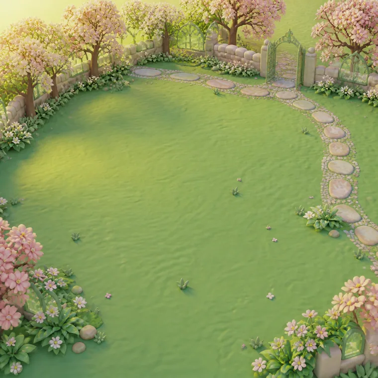 Vernalglass Garden in spring blossom