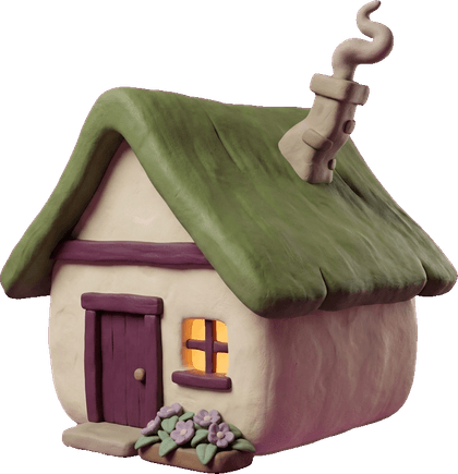 The welcoming keeper's cottage in Dearly